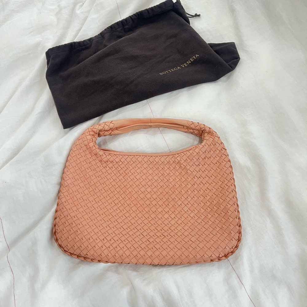 Bottega Veneta Salmon Intrecciato Leather Hobo bag
